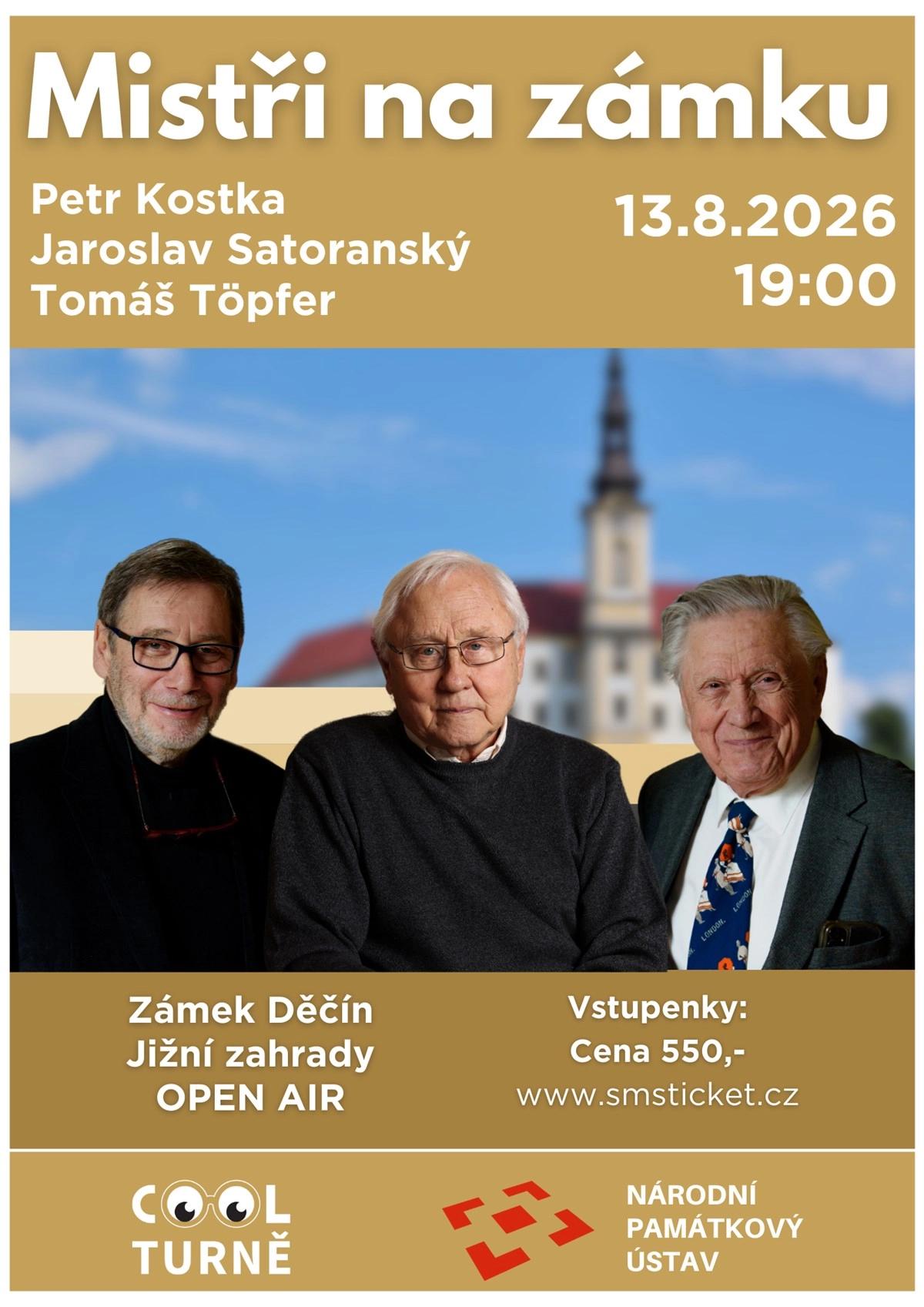 Mistři na zámku: Kostka – Töpfer – Satoranský