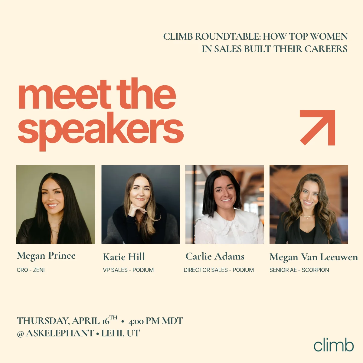 Climb Roundtable: How Top Women in Sales Built Their Career
