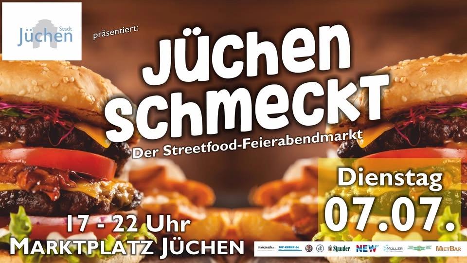 Jüchen schmeckt - der Streetfood-Feierabendmarkt