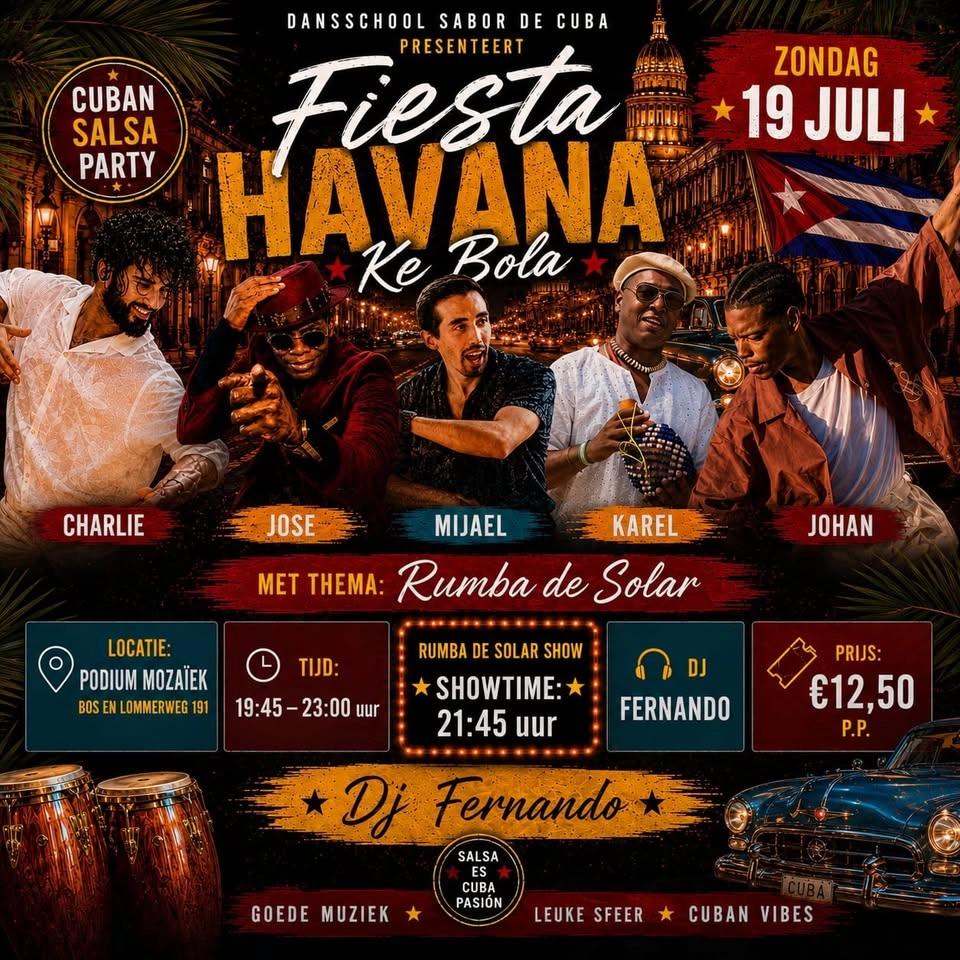 Fiesta Havana Ke Bola in Amsterdam