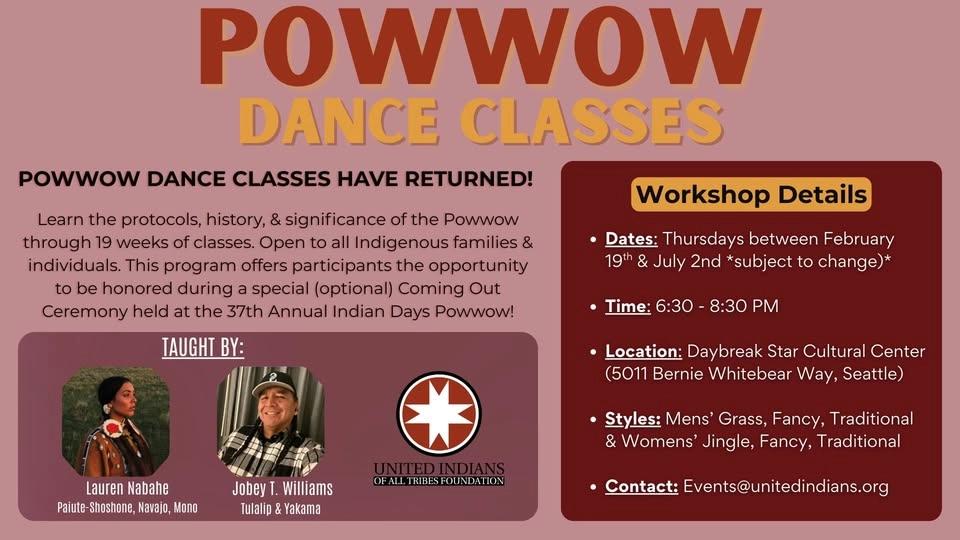 Powwow Dance Classes