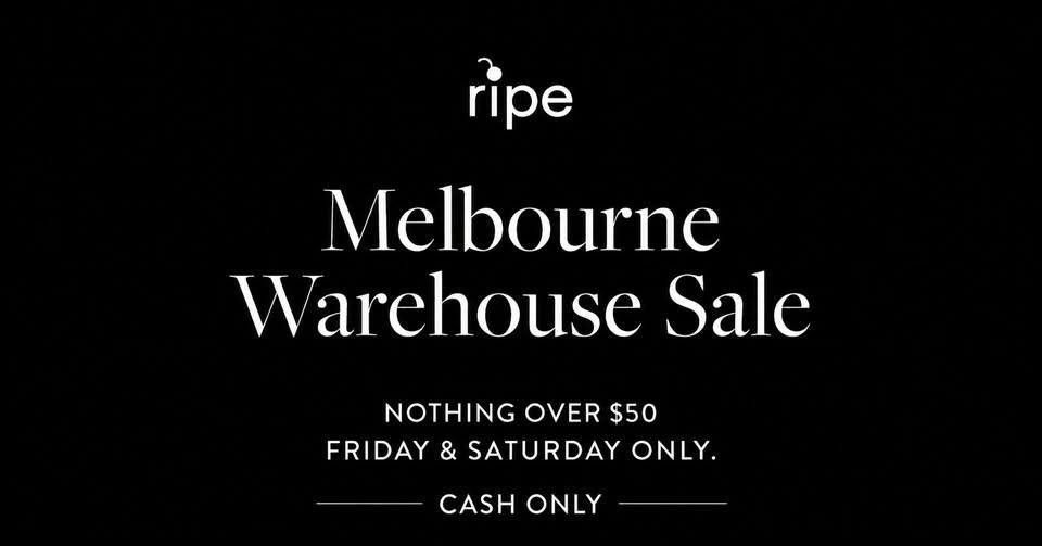 Melbourne Warehouse Sale