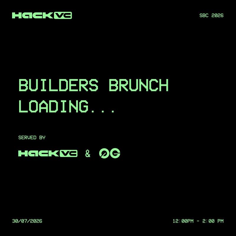 0g Hack VC Delarosa Builders Brunch