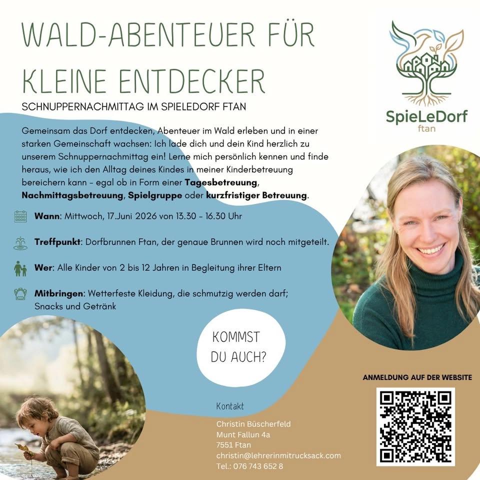 Schnuppernachmittag SpieLeDorf Ftan