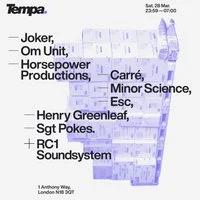 Tempa x RC1: Joker, Om Unit, Horsepower Productions & More