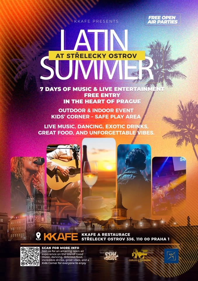 🎷 KKAFE SUNDAY JAZZ SUNSET — FREE OPEN AIR JAZZ, BLUES & SOUL AT STŘELECKÝ OSTROV! 🌅🍷