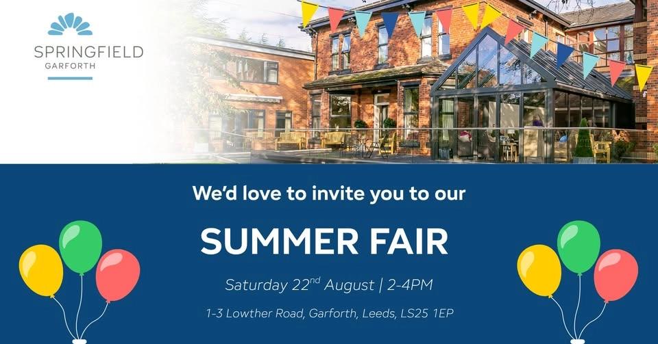 Springfield Care Home Summer Fair