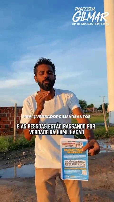 Garantir da água para o povo de petrolina