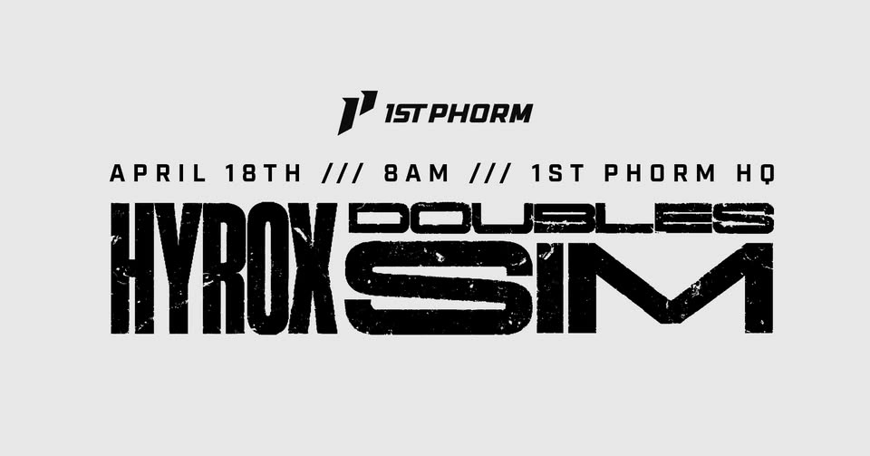 HYROX SIM @ 1ST PHORM HQ