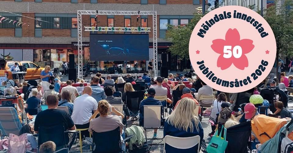 Utomhusfilm i innerstaden