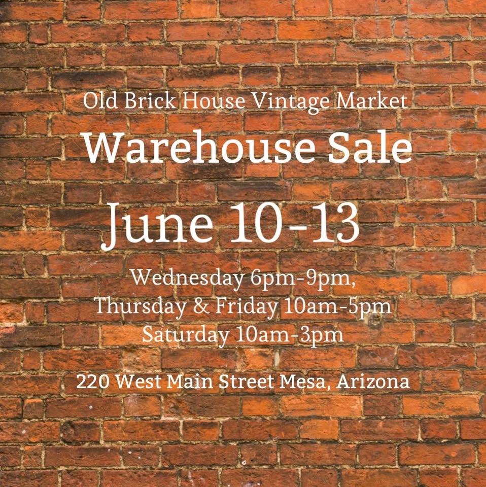 Vintage Market Warehouse Sale
