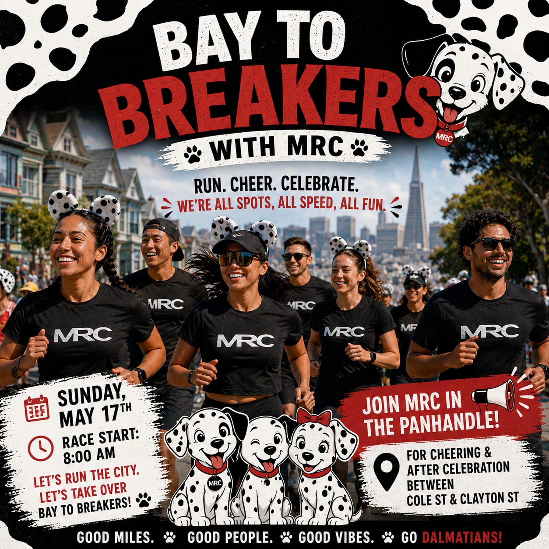 MRC X Bay to Breakers: 101 Dalmatians