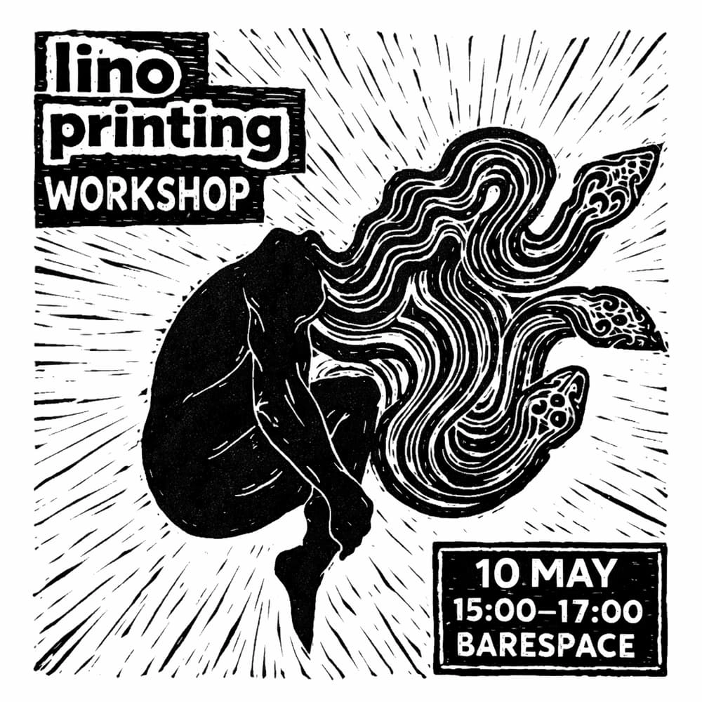Lino Printing Workshop w/kutlayus
