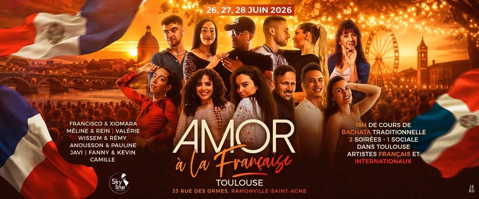 AMOR À LA FRANÇAISE — TOULOUSE 🇩🇴❤️ BACHATA TRADITIONAL