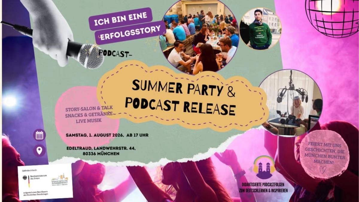 Summer Party with Live Music, Poetry Slam & Podcast Release