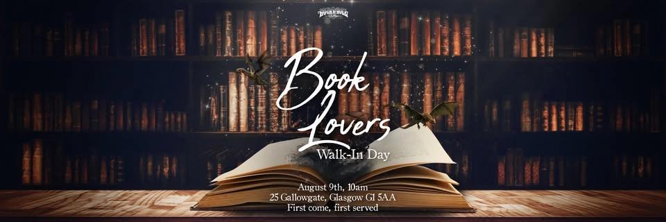Book Lovers Walk-In Day // Over 100 Designs to Choose From!