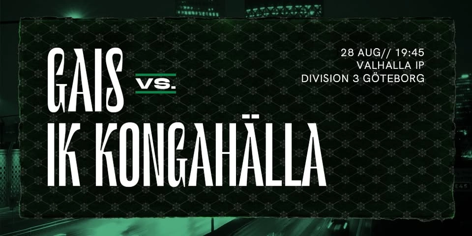 Div 3 Dam: GAIS - IK Kongahälla