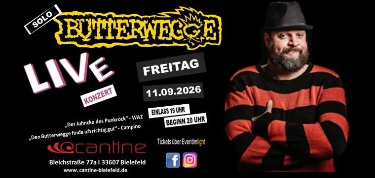 Konzert - Butterwegge solo - live & durstig