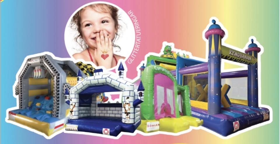 Hoppborgspark & Glittertatueringar kommer till Kollevik!