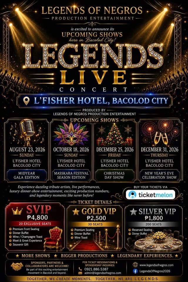 LEGENDS LIVE CONCERT! BACOLOD