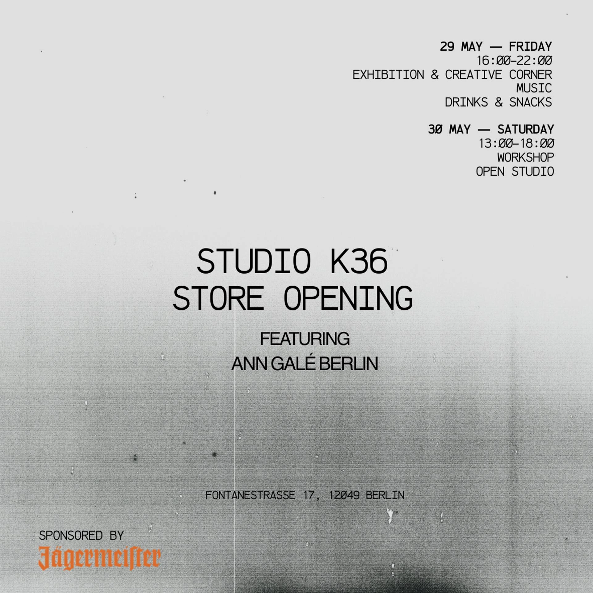 Studio K36 Store Opening Featuring Ann Galé Berlin