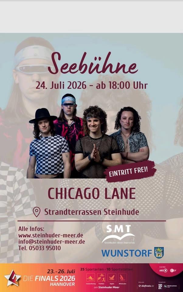 Rock auf der Seebühne --- Chicago Lane ---