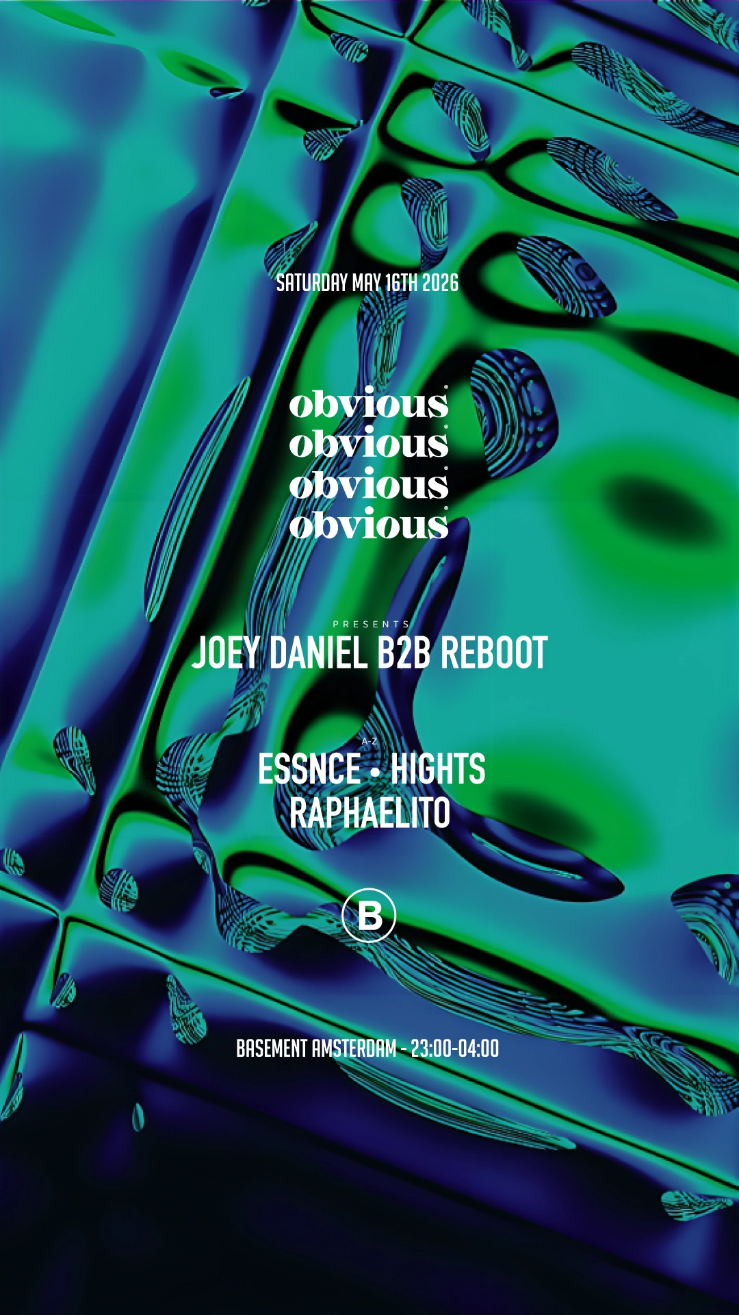 OBVIOUS MUSIC | Joey Daniel B2B Reboot - HIGHTS B2B Raphaelito