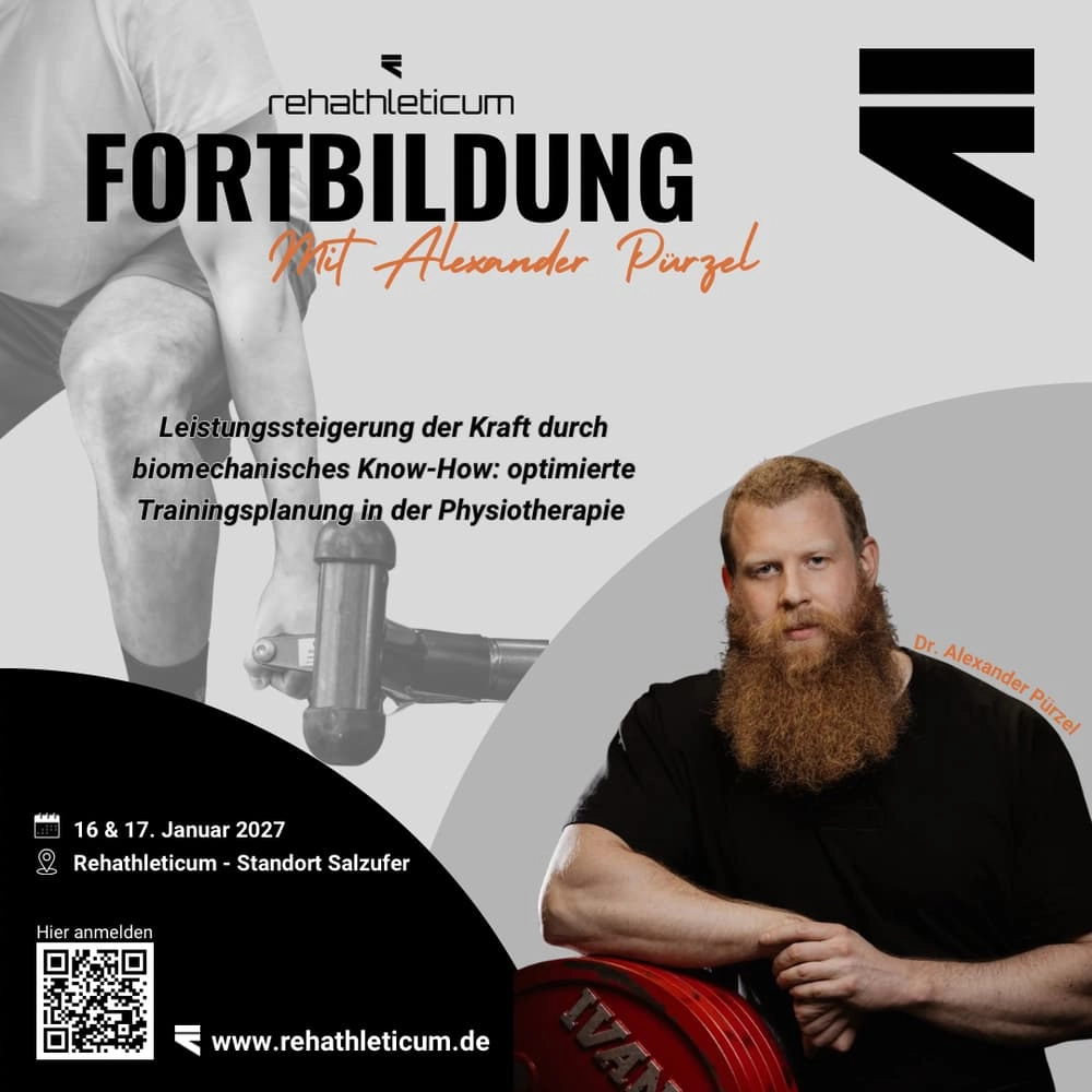 LEISTUNGSSTEIGERUNG DER KRAFT DURCH BIOMECHANISCHES KNOW-HOW: OPTIMIERTE TRAININGSPLANUNG IN DER PHYSIOTHERAPIE VON & MIT ALEXANDER PÜRZEL
