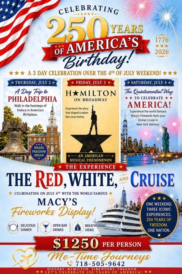 ⭐️🇺🇸America 250: Red, White & Cruise
