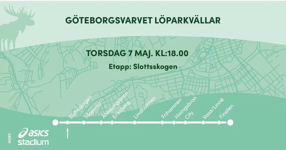 Göteborgsvarvet Löparkväll x ASICS & Stadium