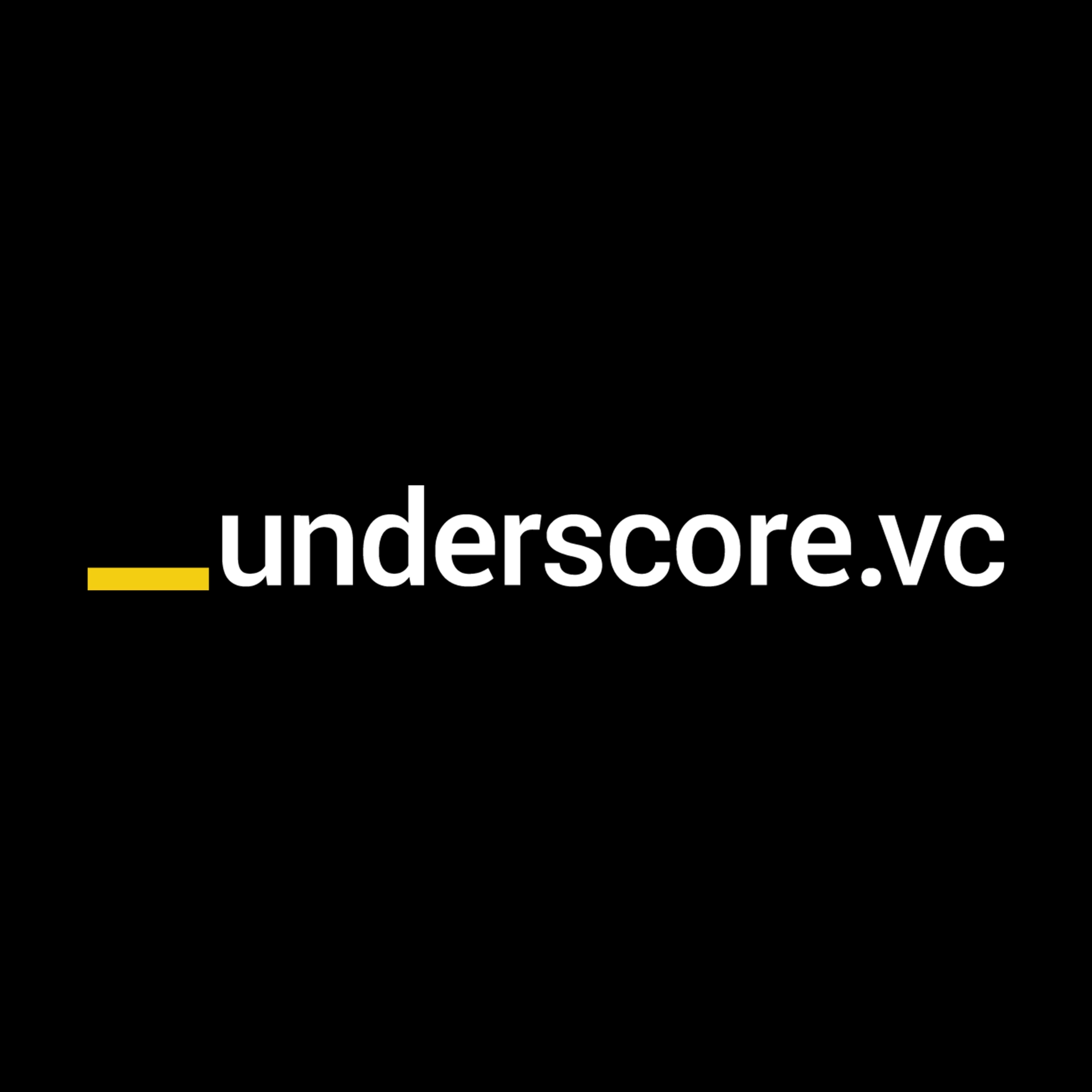 Underscore VC Pitch Competition