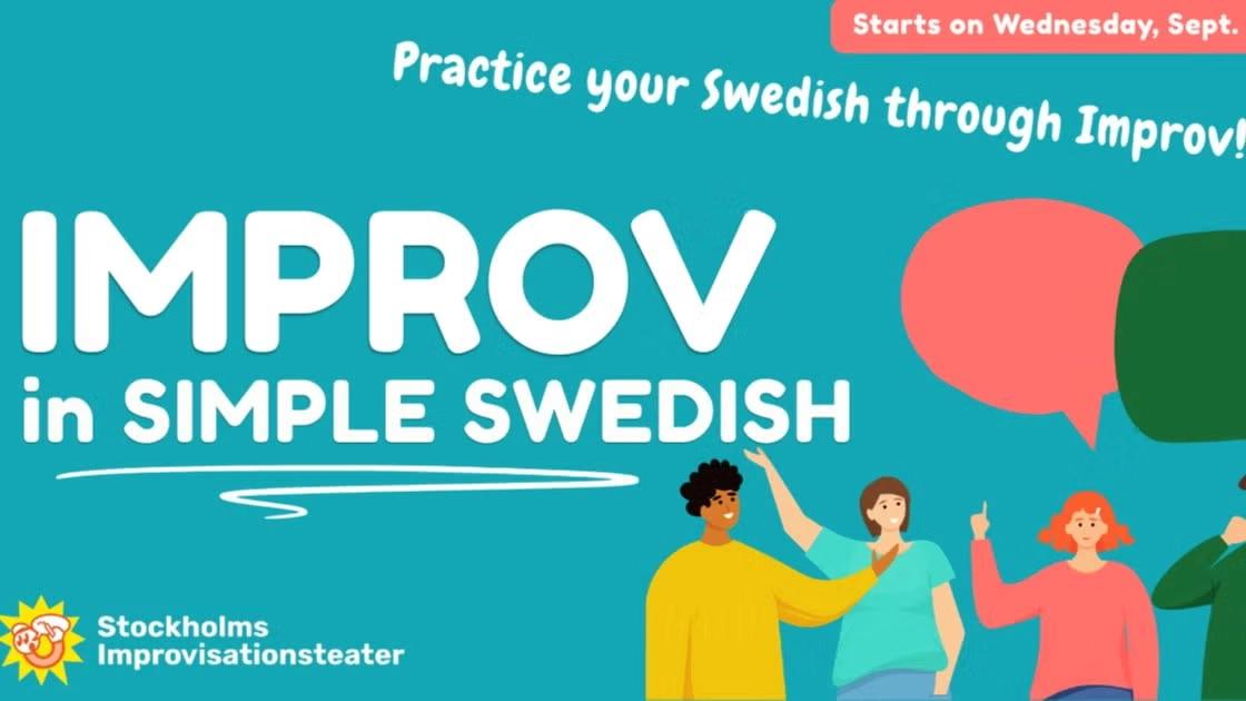 Free try-out - Practise your Swedish through improv