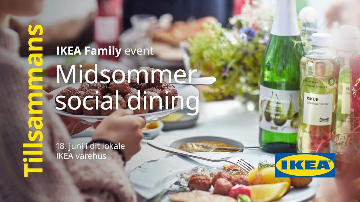 Midsommer social dining i IKEA København