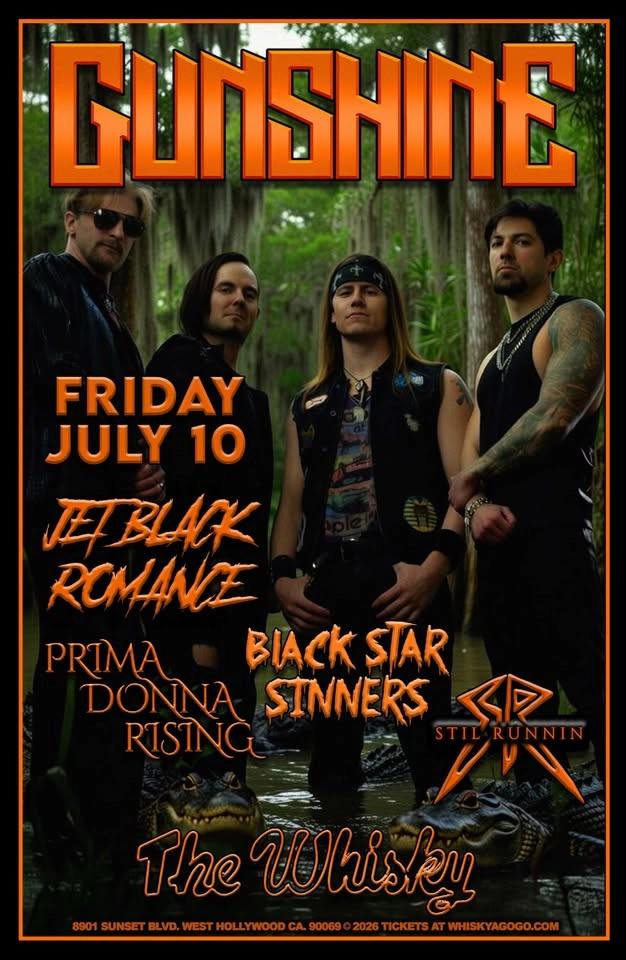 Gunshine, Jet Black Romance , Prima Donna Rising, Sons of Kaos, Black St...
