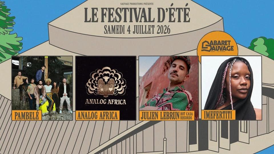 Festival d’Été • Pambelé I Analog Africa+ Terrasse I 04.07.26