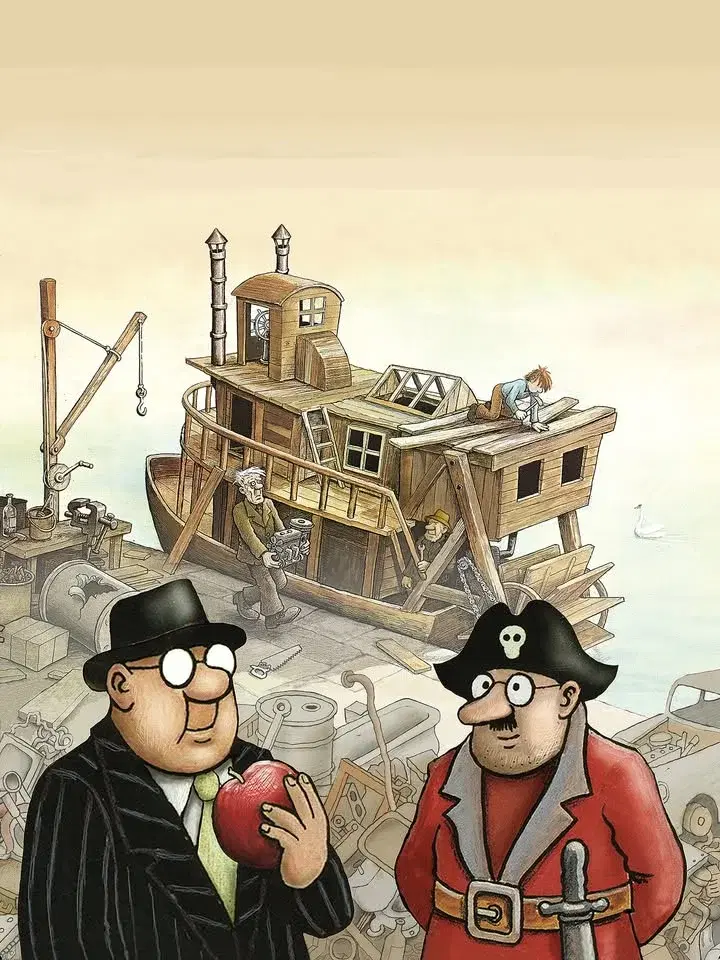 Vernissage - JAN LÖÖF – Originalillustrationer – samt berättelsen om Skrotnisse och Åsaka gubbar