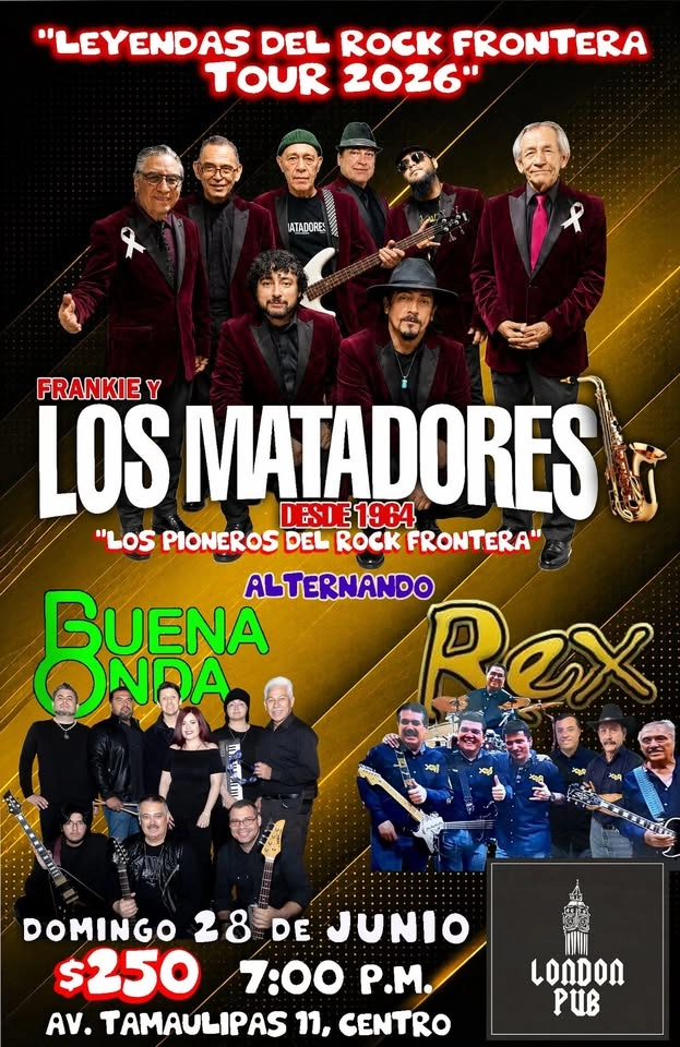 Leyendas Del Rock Frontera Tour 2026 / Hermosillo Son London Pub