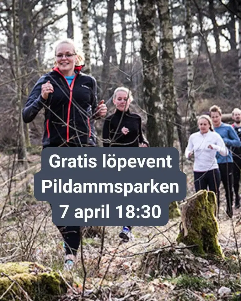 Gratis löpteknikevent i Pildammsparken 18:30