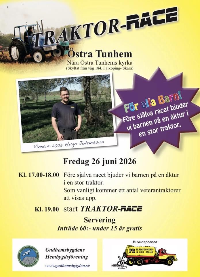 Traktor-RACE i Östra Tunhem