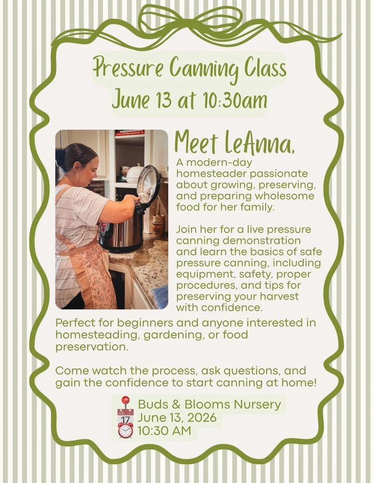 Pressure Canning Class with LeAnna Gennaro