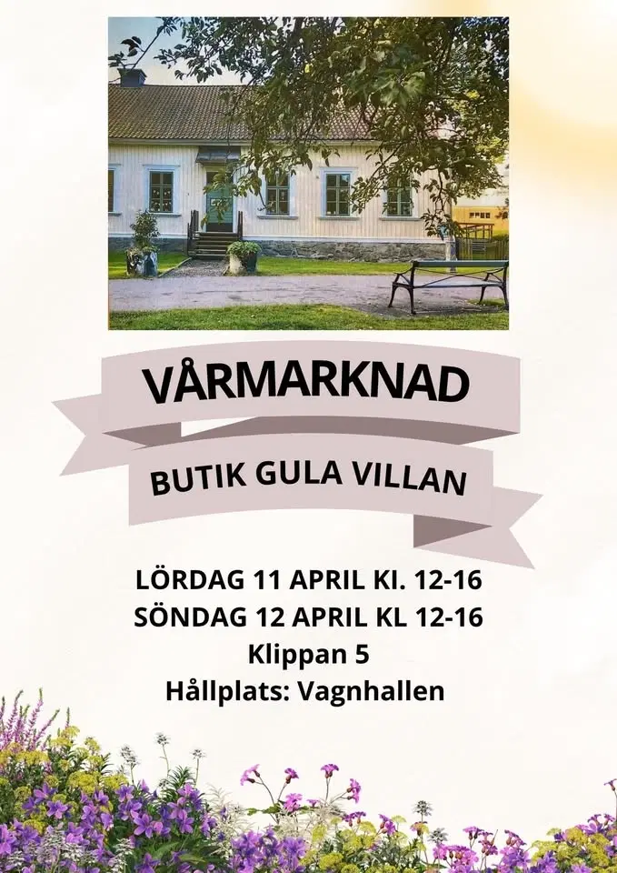 Vårmarknad Butik gula villan