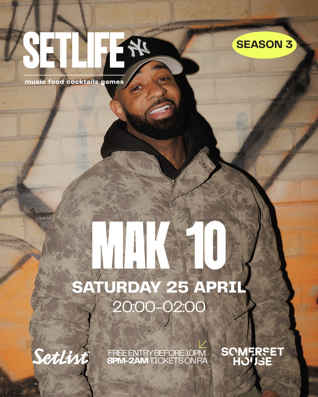 SETLIFE presents MAK10: APRIL 25TH