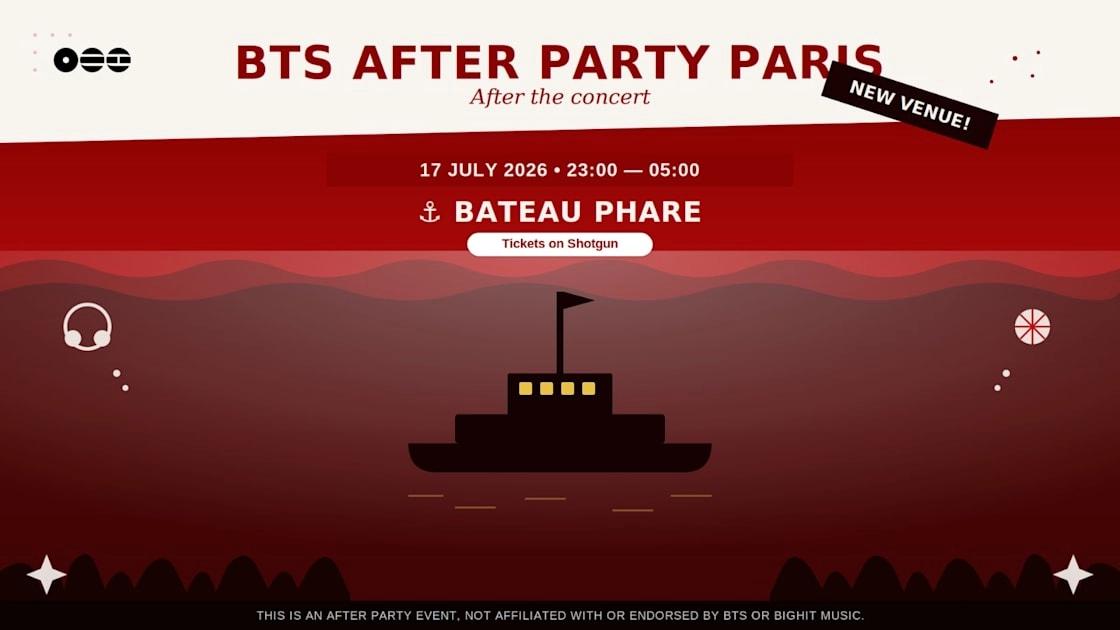 Bts After Party @Bateau Phare