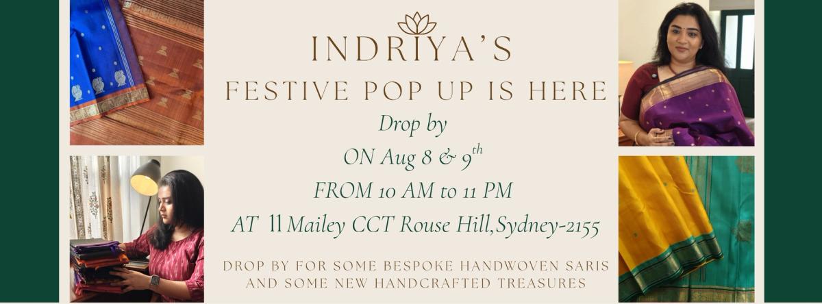 Indriya Festive Pop Up- August Edition