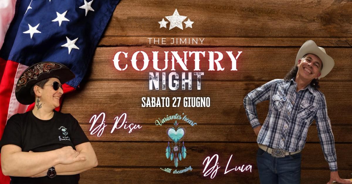 🤠 COUNTRY NIGHT 🤠 Dj Luca + Dj Pisu @ The Jiminy
