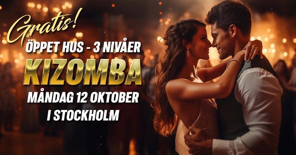 💥GRATIS💥 Öppet hus - KIZOMBA i Stockholm + Social Dans