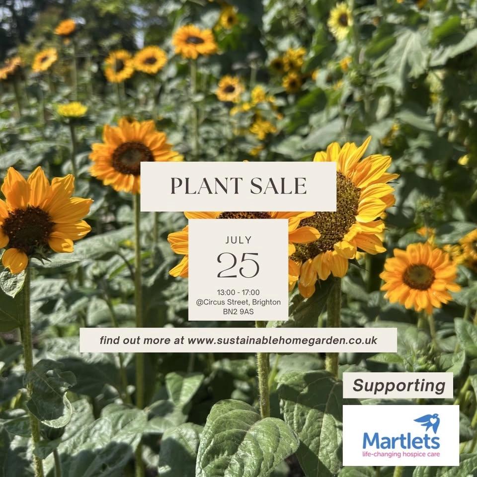 Plant Sale - Sat 25th July at Circus Street, Brighton