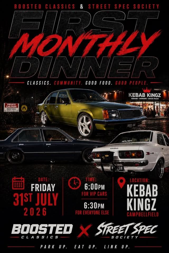 Boosted Classics 1st Monthly Dinner with Street Spec Society