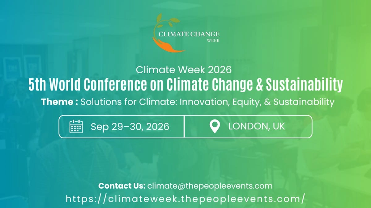 5th World Conference on Climate Change & Sustainability