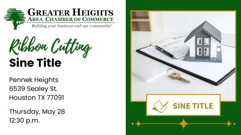 Ribbon Cutting for Sine Title